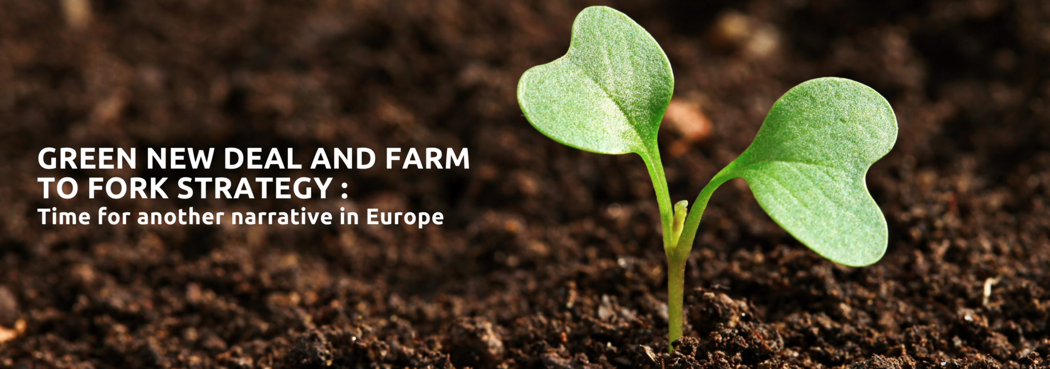 Green New Deal and Farm to Fork Strategy: Time for another narrative in ...